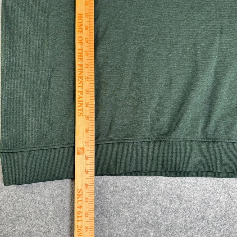 Lululemon Engineered Warmth Crewneck Merino Wool Sweater Green Mens XL